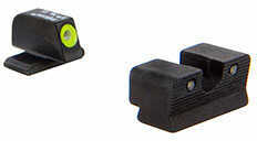 <span style="font-weight:bolder; ">Trijicon</span> HD Tritium Sight Springfield XDS Yellow Outline Night Sights Md: SP102-C-600751