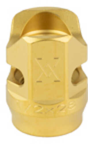 True Precision Cobra Comp Compensator Threaded 1/2X28 Titanium Nitride Finish Gold TP-CMICRO-G