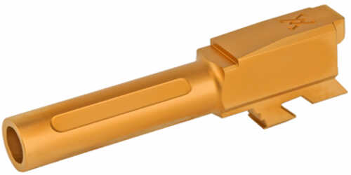 True Precision Barrel 9MM Gold Titanium Nitride Fits Glock 43/43X