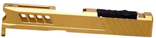 True Precision Axiom Slide For Glock 43/43X Gold TiN Finish RMS Optic Cut & Cover Plate