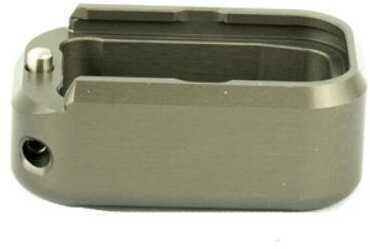 Taran Tactical Innovation Base Pad For Glock 17/22 +3/+4 Small Titanium Gray Finish GBP940-005