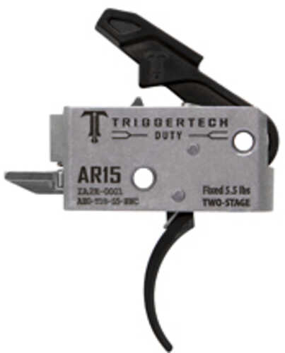 Triggertech Mil-spec Curved Two Stage 5.5lb Pull Fits Ar-15 Anodized Finish Black Ah0-tdb-55-nnc