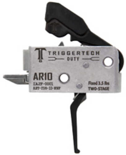 TriggerTech Duty Flat Two Stage 3.5LB Pull Fits AR-10 Anodized Finish Black
