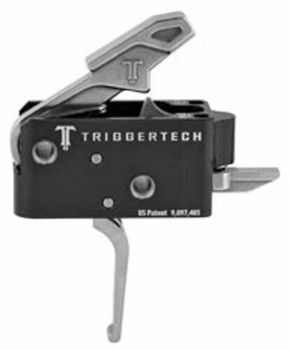 TriggerTech 3.5LB Pull Weight Fits AR-15 Competitive Flat Two Stage Stainless Finish Includes Installati