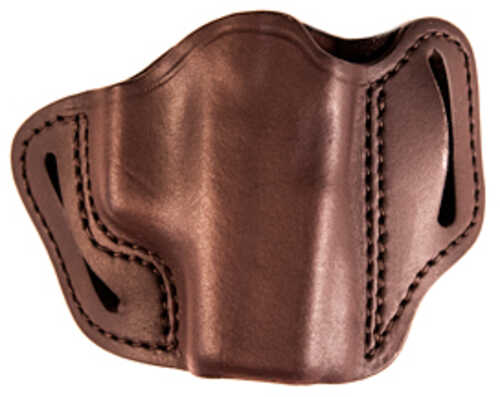 Uncle Mikes-Leather(1791) UMOWB1BRWR Outside The Waistband Holster OWB Size 01 Brown Leather Belt Slide Fits Springfield