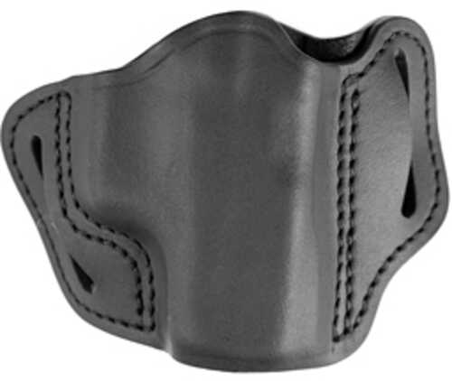 Uncle Mikes-Leather(1791) UMOWB1MBLR Outside The Waistband Holster OWB Size 01 Matte Black Leather Belt Slide Fits Sprin