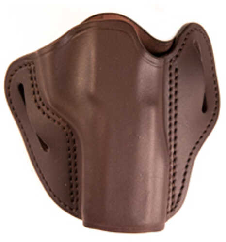 Uncle Mikes-Leather(1791) UMOWB4BRWR Outside The Waistband Holster OWB Size 04 Brown Leather Belt Slide Fits Sig P320 Ri