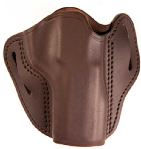 Uncle Mikes-Leather(1791) UMOWB4MBLR Outside The Waistband Holster OWB Size 04 Matte Black Leather Belt Slide Fits Sig P