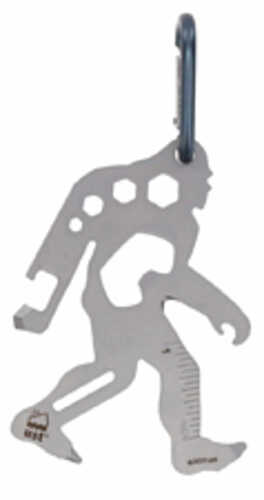 Click to see larger image. UST - Ultimate Survival Technologies Sasquatch Tool Multi Silver Stainless Steel Includes Carabiner 3.6"x2.5"x0.1"