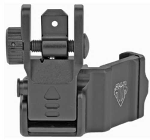 Leapers Inc. - UTG Accu-Sync AR15 45 Degree Offset Flip-up Rear Sight Black MT-945