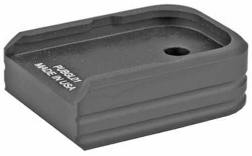 Leapers Inc. - UTG +0 Base Pad Aluminum Matte Black Color Anodized Finish Fits Glock Double Stack Small Frame Magazines