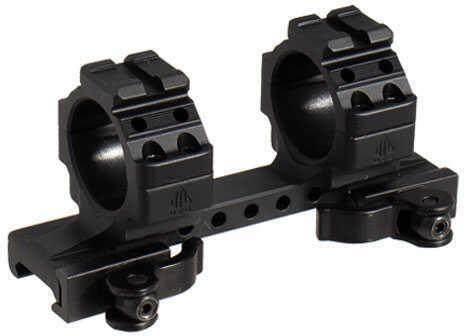 Leapers UTG Ring Fits Picatinny/Weaver 30mm Black Finish Flip-To-Side Quick Detach Mount RG-MF30Q RG-MF30QS