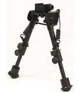 Leapers Inc. - UTG Tactical Op Bipod Fits Picatinny Rail or Swivel Stud 6.1" - 7.9" SWAT/ Combat Profile with Adjustable