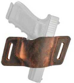 Versa Carry Water Buffalo Quick Slide Belt Holster Fits 1911 Style Pistols Ambidextrous Distressed Brown Leather