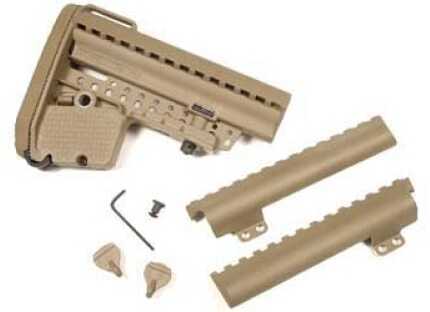 VLTOR E-MOD Mil-Spec Stock Fits AR Rifles Tan Finish AEB-MT