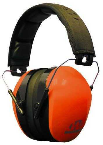 Walker's Game Ear Passive Earmuff Padded Headband Folding Orange GWP-DCPM-BO