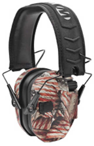 Walker's Razor Slim Electronic Ear Muffs American Flag GWP-RESM-BARM