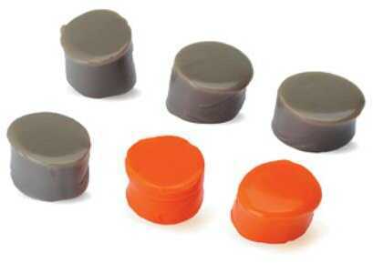 Walkers Game Ear Silicone Plug Orange/Flat Dark Earth 5 Pairs GWP-SILPLG-OFDE