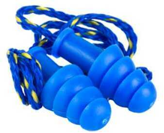 Walker's Game Ear Plug Rubber Coarded Blue 1 Pair