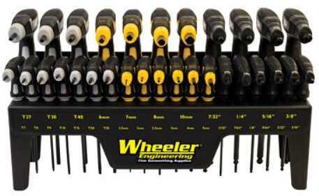 Wheeler P-Handle Tool 30pc Driver Set SAE/Metric/Torx Black/Yellow/Grey Finishes 1081957