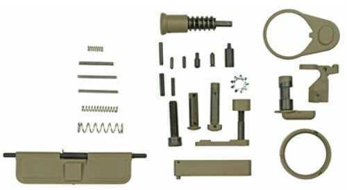 WMD Guns Accent Kit Flat Dark Earth Finish Includes Ejection Port Cover Door Forward Assist Castle Nut Receiver End Plat