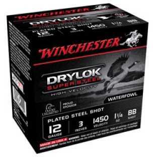 12 Gauge 25 Rounds Ammunition Winchester 3" 1 1/4 oz Steel #BB