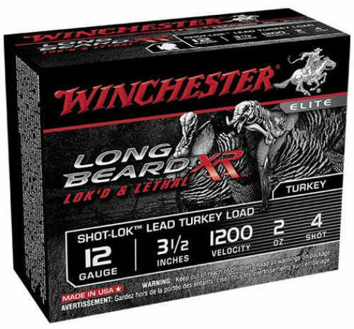 12 Gauge 10 Rounds Ammunition Winchester 3 1/2" 2 oz Lead #5