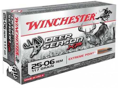 Winchester Ammunition DEER SEASON XP 25-06 Remington 117 Grain Ballistic Tip 20 Round Box X2506DS