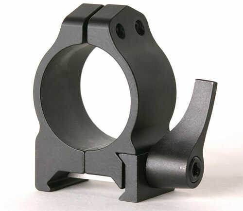 Warne Scope Mounts Maxima Quick Detach Ring Fits AR-15 30mm Ultra High Matte Finish A417LM