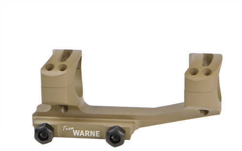 Warne Scope Mounts Generation 2 1" Fits AR Rifles ExtenDed Skeletonized Flat Dark Earth Finish XSKEL1De