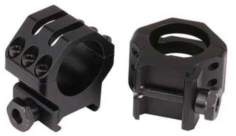 Weaver Tactical Rings High, 6 Point, Matte Black 48350