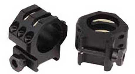 Weaver Tactical Rings Extra High, 6 Point, Matte Black 48351