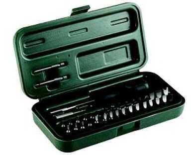 Weaver Compact Tool 36-Piece Set Hard Plastic Case Black/Green 849717