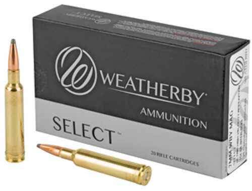 7mm <span style="font-weight:bolder; ">Weatherby</span> <span style="font-weight:bolder; ">Magnum</span> 20 Rounds Ammunition 154 Grain Interlock