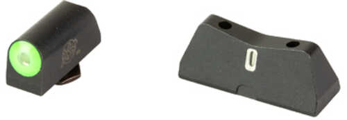 XS Sights DXT2 Pro Big Dot Sights Fits Glock 20/21/29/30/30S/37/41 Black Nitride Finish Green Tritium Front/Rear GL-X203