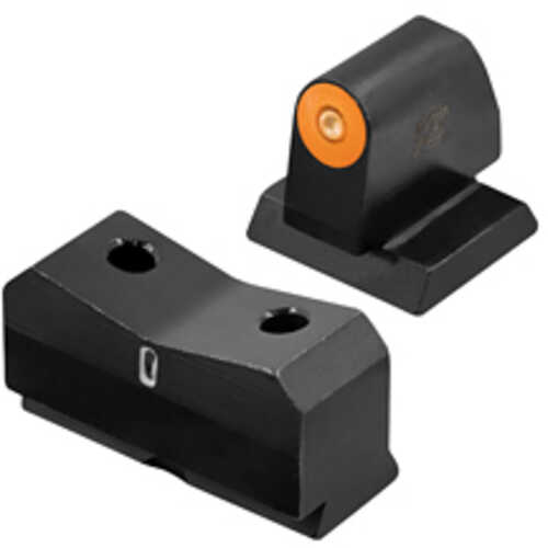 Xs Sights Dxt2 Big Dot Tritium Night Sight For Desert Eagle (.44 Mag/.50ae) Standard Height Orange Front Outline Green T
