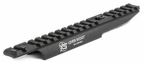 XS Sight Systems Mount Fits <span style="font-weight:bolder; ">Marlin</span> 336 and 308MX Lever Scout Round Barrel Black Finish ML-6001R-N