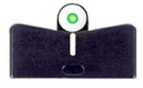 XS Sights DXW Big Dot Tritium Front White Stripe Express Rear Fits S&W Shield Green with Outline installation kit