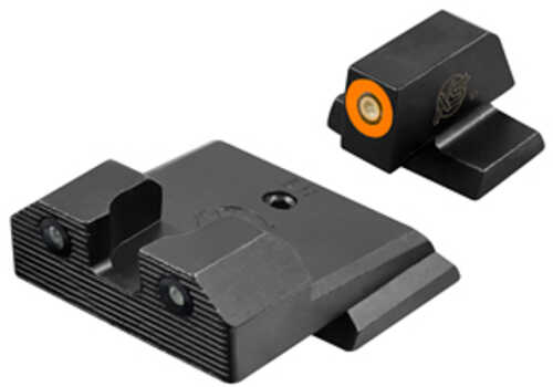 Xs Sights R3d 2.0 Tritium Night Sight Fits S&w M&p Or Full Size & Compact Orange Front Outline Green Tritium Front/rear