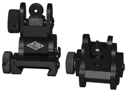 Yankee Hill Machine Co Flip Sight Set Fits Picatinny Rails Black Yhm-8027