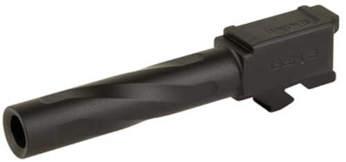 Zaffiri Precision Pistol Barrel 9MM 3.95" Flush and Crown Fits Glock 19 Gen 5 Nitride Finish Black BA-G19G5-FC-BN