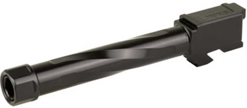 Zaffiri Precision Pistol Barrel 9MM 4.97" Threaded Fits Glock 17 Gen 3 Nitride Finish Black BA-G17G14-TH-BN