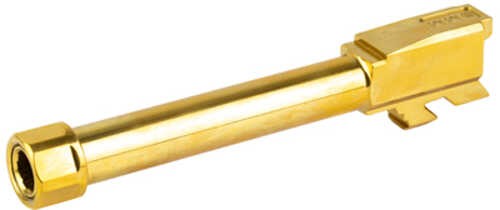 Zaffiri Precision Pistol Barrel 9MM 4.675" Threaded Fits Glock 48 Titanium Nitride Finish Gold BA-G48-TH-GLD