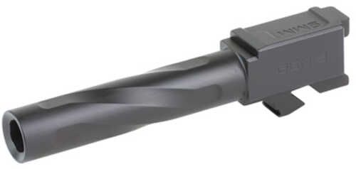 Zaffiri Precision Barrel 9MM 3.9" Nitride Finish Black Flush and Crown Fits Glock 19 Gen 5 ZP.19G5BBN