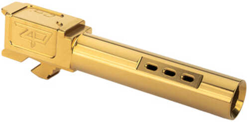 Zaffiri Precision Ported Pistol Barrel 40 S&w 3.9" Titanium Nitride Finish Gold For Glock 23 Gen 1-3
