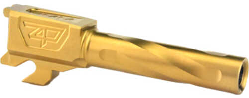 Zaffiri Precision Pistol Barrel 9mm 3.8" Titanium Nitride Finish Gold Fits Sig P320 Compact Zp.320bg