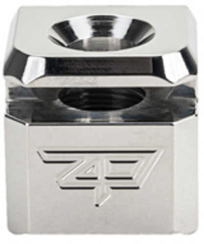 Zaffiri Precision Blowhole Compensator 9MM Stainless Steel Finish 1/2x28 For Glock 17/19/34 9mm Gen 1-5