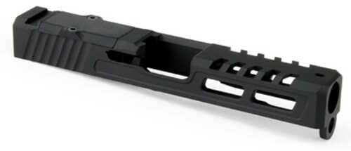 Zaffiri Precision Zps.2 Optics Ready Stripped Slide Rmr Footprint Lightening Cuts Cerakote Finish Armor Black For Glock