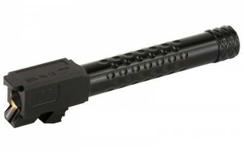 ZEV Technologies Dimpled Barrel 9MM For Glock 17 (Does Not Fit Gen5) Gray Finish BBL-17-D-GRY