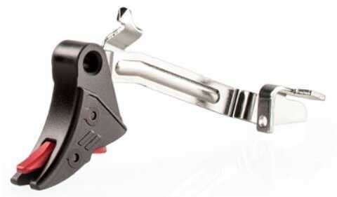 ZEV Technologies Pro Curved Trigger Bar Kit For Gen 5 Glocks Black w/ Red Safety Includes Connector CFT-PRO-BAR-
